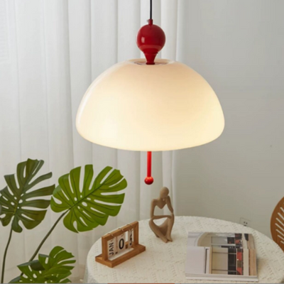 Medieval French Glass Pendant Light – Retro Style