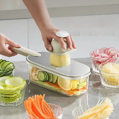 6-in-1 Vegetable Slicer with Safety Guard