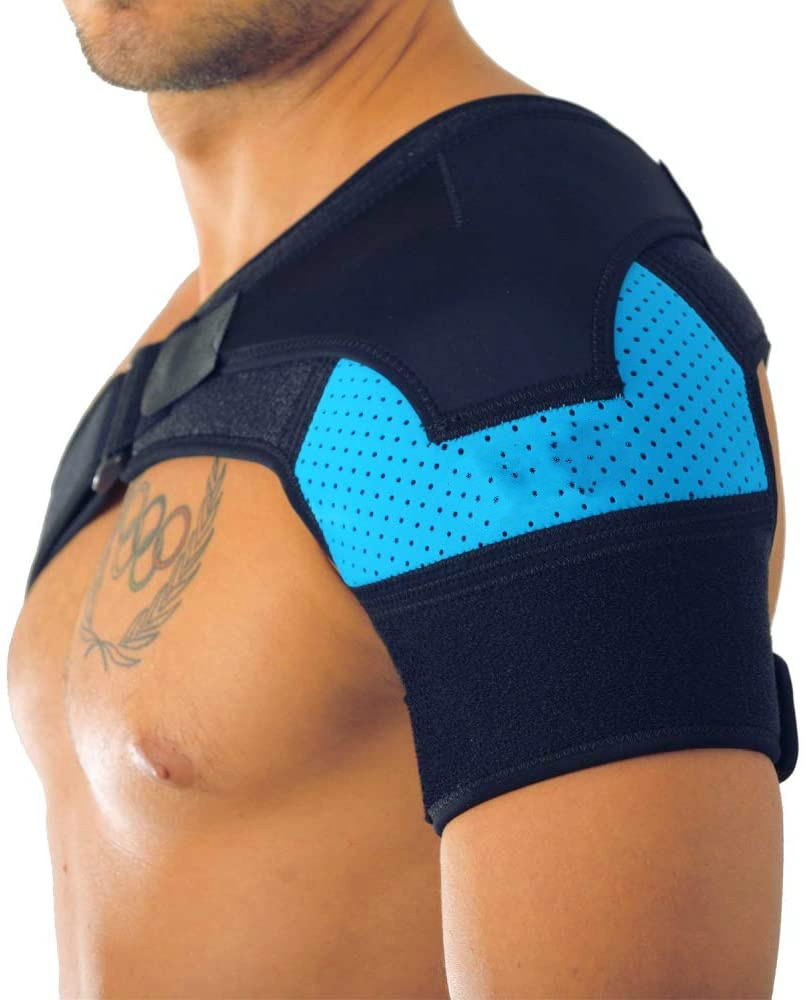 Shoulder Brace with Compression Pad – Adjustable Support for Pain Relief