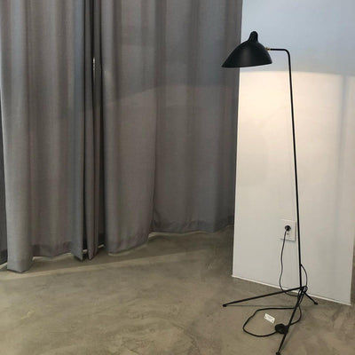 Modern Black Tripod Floor Lamp for Living Room