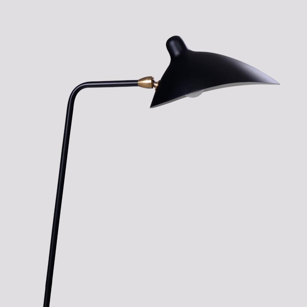 Modern Black Tripod Floor Lamp for Living Room