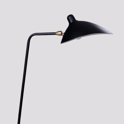 Modern Black Tripod Floor Lamp for Living Room
