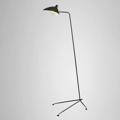 Modern Black Tripod Floor Lamp for Living Room