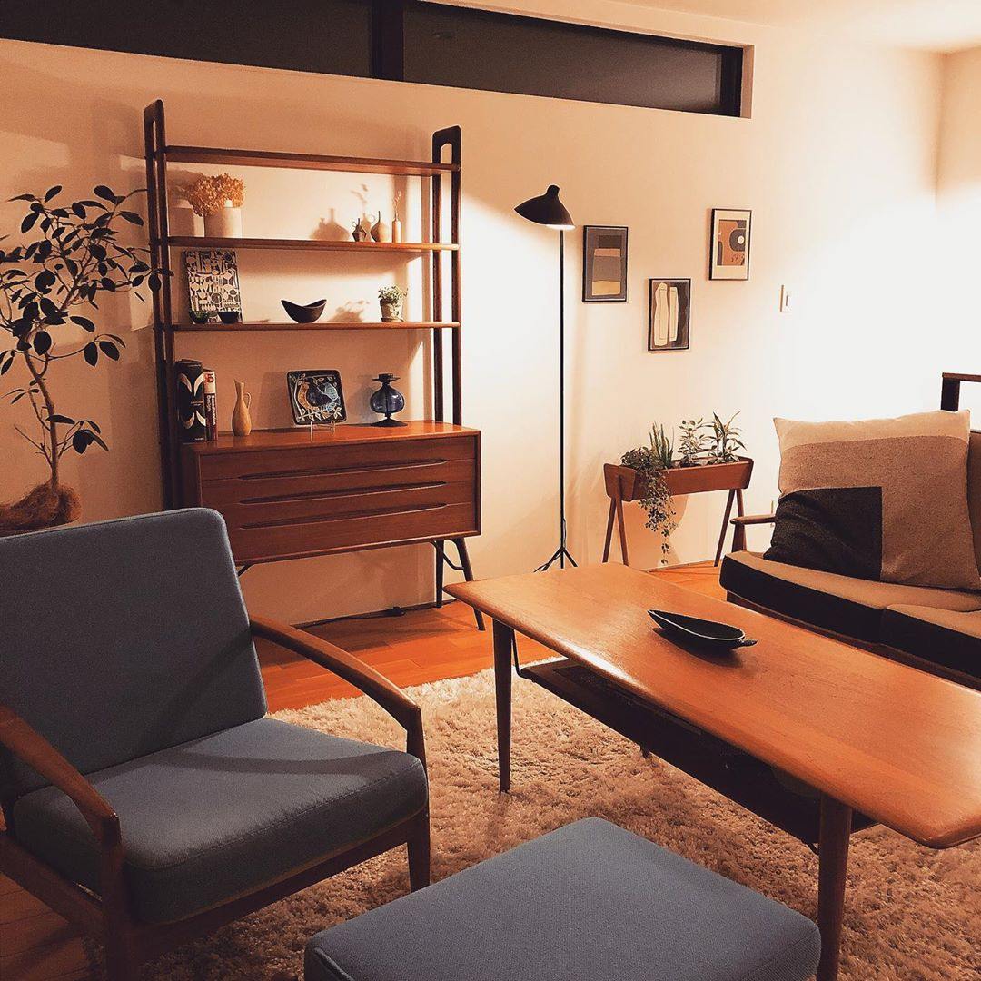 Modern Black Tripod Floor Lamp for Living Room