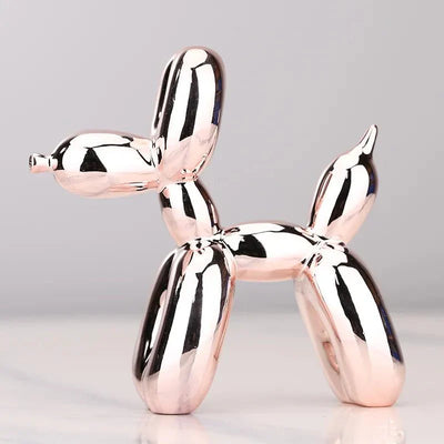 Glossy Resin Balloon Dog Sculpture – Modern Living Room Décor