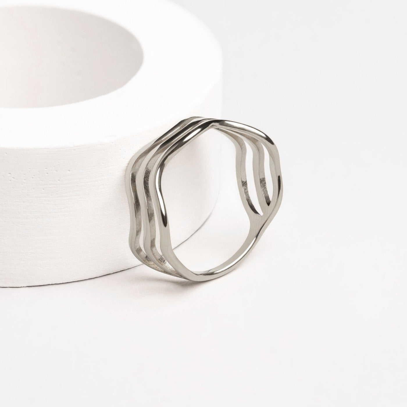 Gold Wave Ring for Women – Nerida Ocean Design