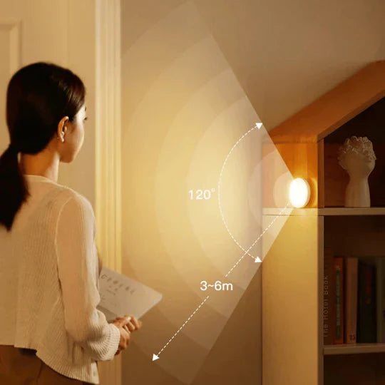 Wireless Motion Sensor Night Light – Auto On/Off LED