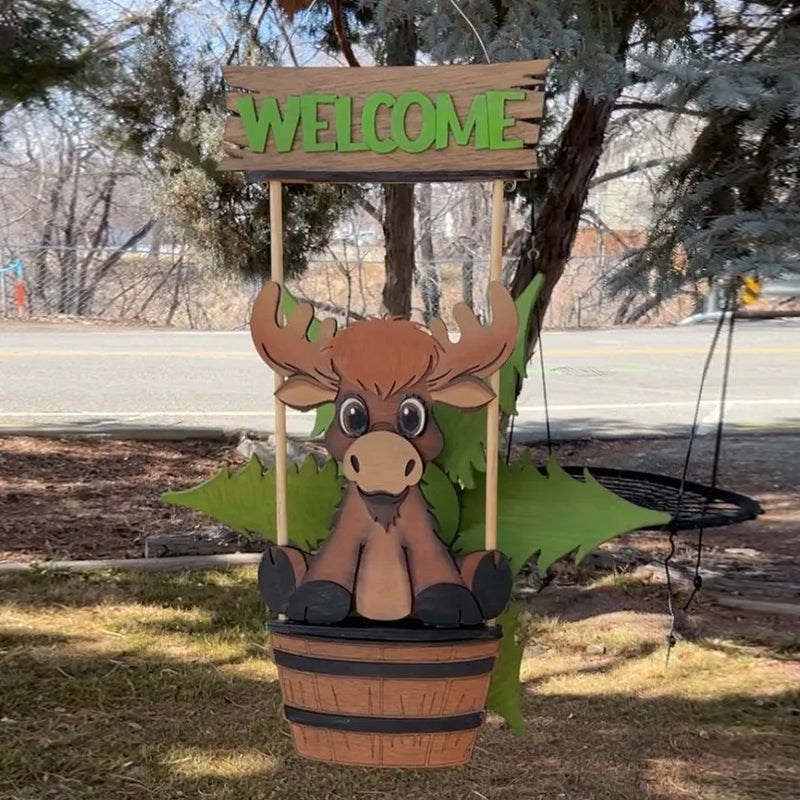 Animal Windmill Yard Art Decoration – Whimsical Outdoor Garden Spinner