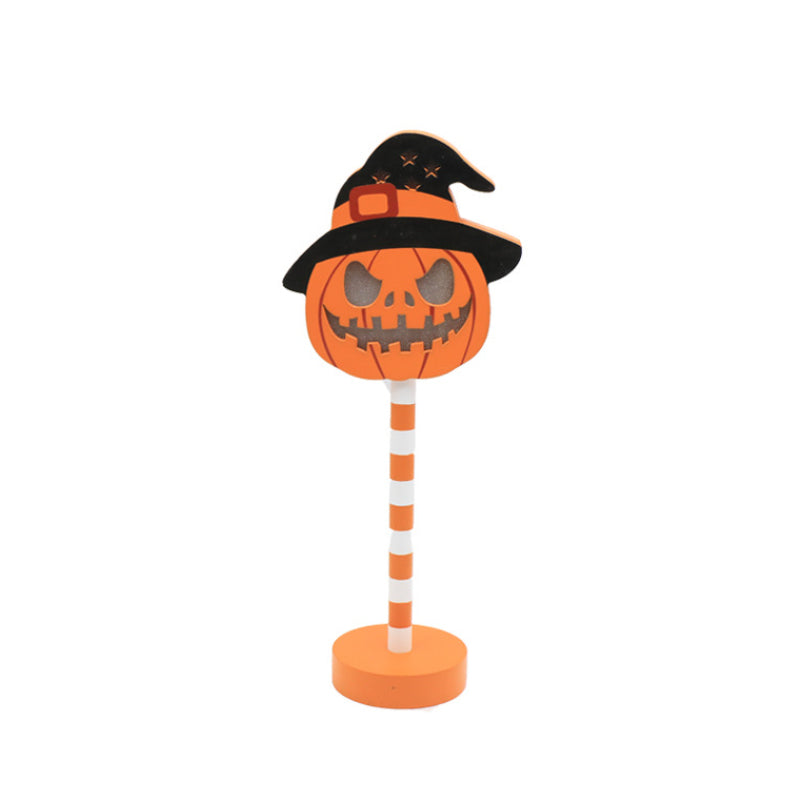Solar-Powered LED Halloween Garden Lantern