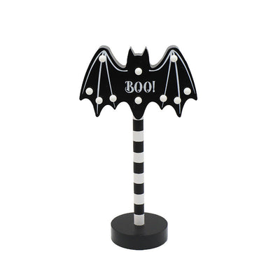 Solar-Powered LED Halloween Garden Lantern