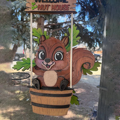 Animal Windmill Yard Art Decoration – Whimsical Outdoor Garden Spinner