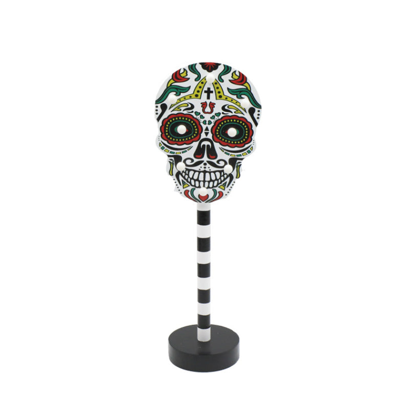 Solar-Powered LED Halloween Garden Lantern