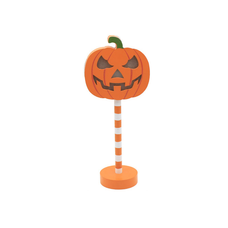 Solar-Powered LED Halloween Garden Lantern
