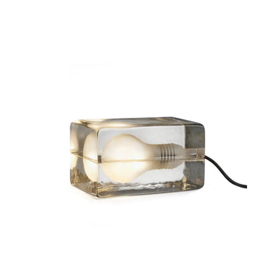 Glass Block Table Lamp with G9 Socket
