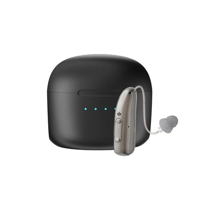 Bluetooth Rechargeable Hearing Aids with Noise Reduction