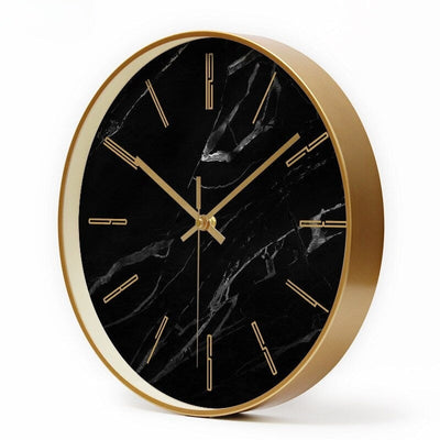 Luxury Marble Wall Clock with Silent Mechanism
