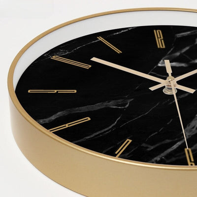 Luxury Marble Wall Clock with Silent Mechanism