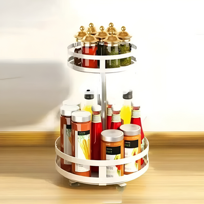 360° Rotating Ingot Rack for Kitchen Cabinets