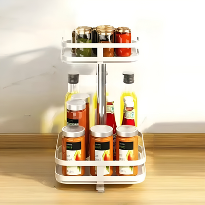 360° Rotating Ingot Rack for Kitchen Cabinets