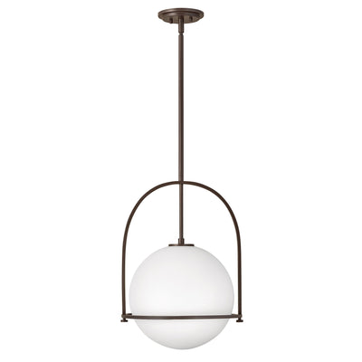 Etched Opal Glass Pendant Light – E26 Mount