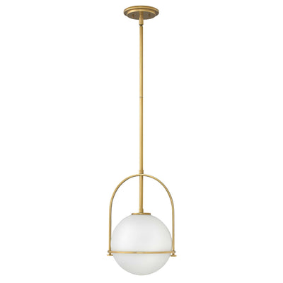 Etched Opal Glass Pendant Light – E26 Mount