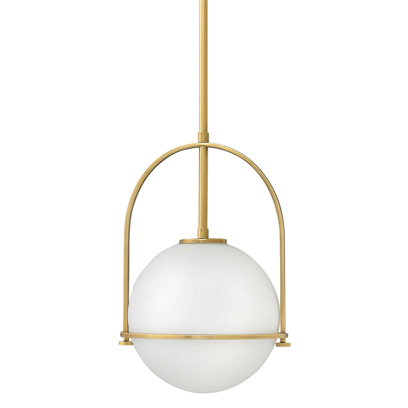 Etched Opal Glass Pendant Light – E26 Mount