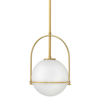 Etched Opal Glass Pendant Light – E26 Mount