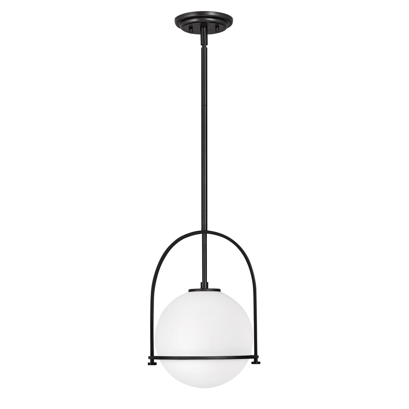 Etched Opal Glass Pendant Light – E26 Mount