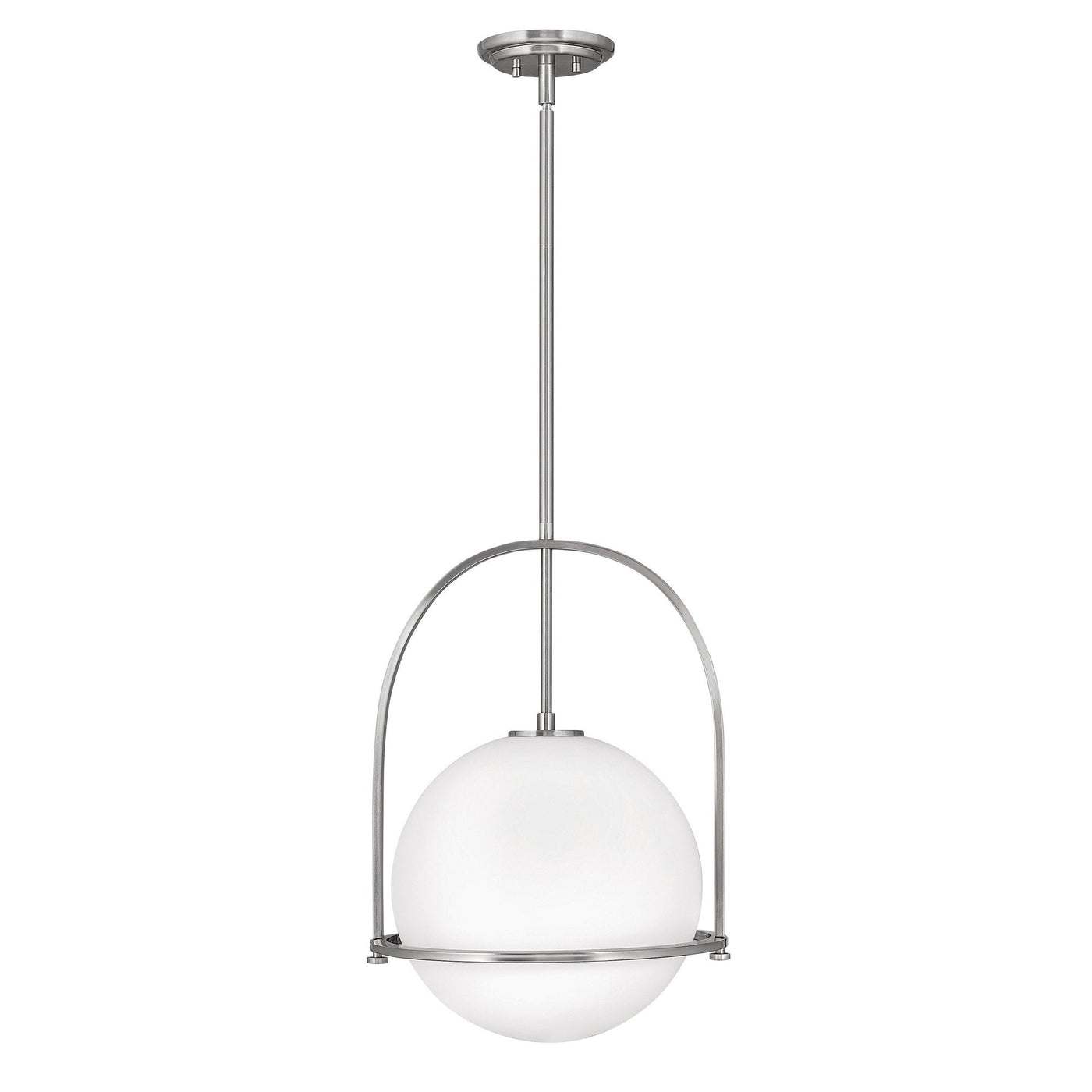 Etched Opal Glass Pendant Light – E26 Mount
