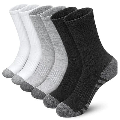 Comfortable Sports Socks 6-Pair Set for Training