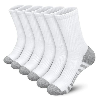 Comfortable Sports Socks 6-Pair Set for Training