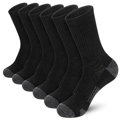 Comfortable Sports Socks 6-Pair Set for Training