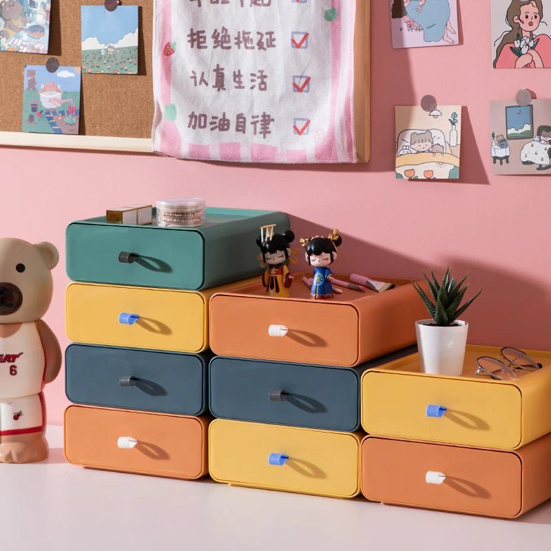 Stackable Plastic Storage Bins for Home Organization