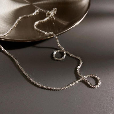 Starlight Set 925 Sterling Silver Minimalist Necklace Duo