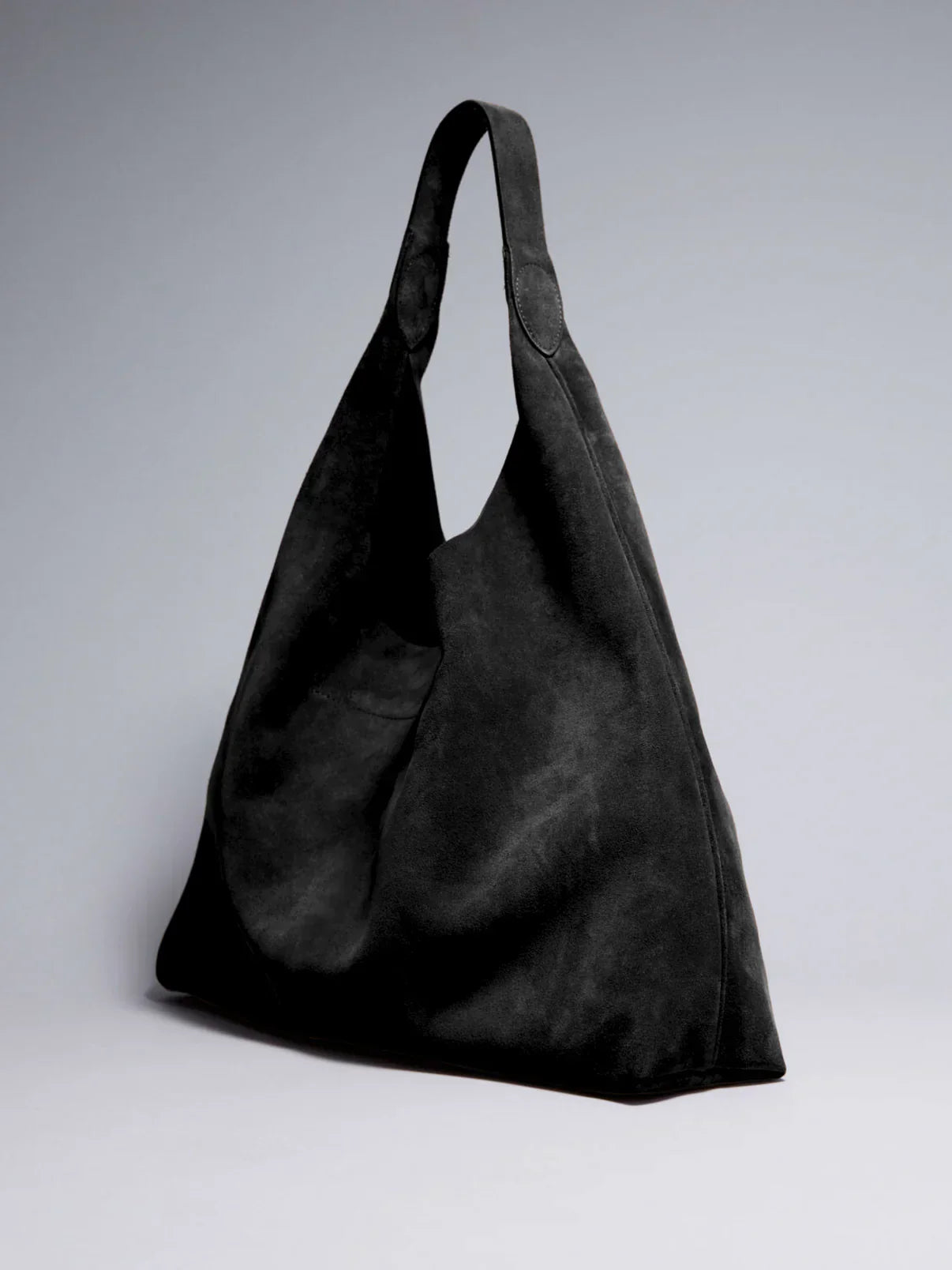 Women’s Suede Shoulder Bag with Adjustable Strap