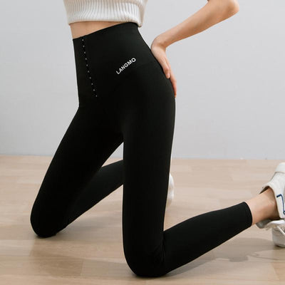 Women’s Thermal Fleece Lined Leggings Black