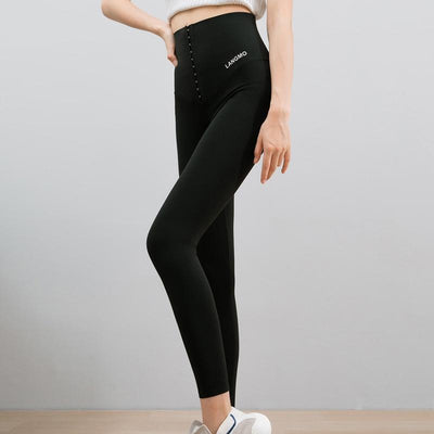 Women’s Thermal Fleece Lined Leggings Black
