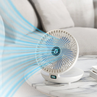 Portable Rechargeable Handheld Fan with Quiet Cooling