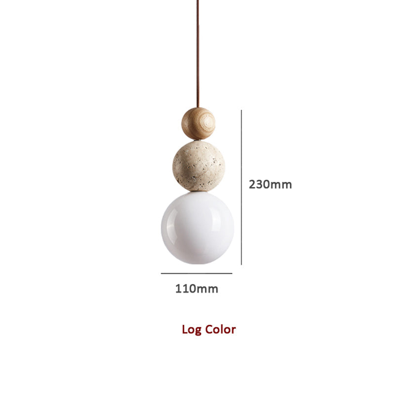 Natural Lava Stone Travertine Pendant Light