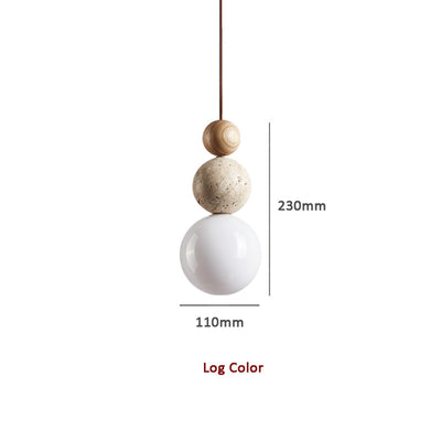 Natural Lava Stone Travertine Pendant Light