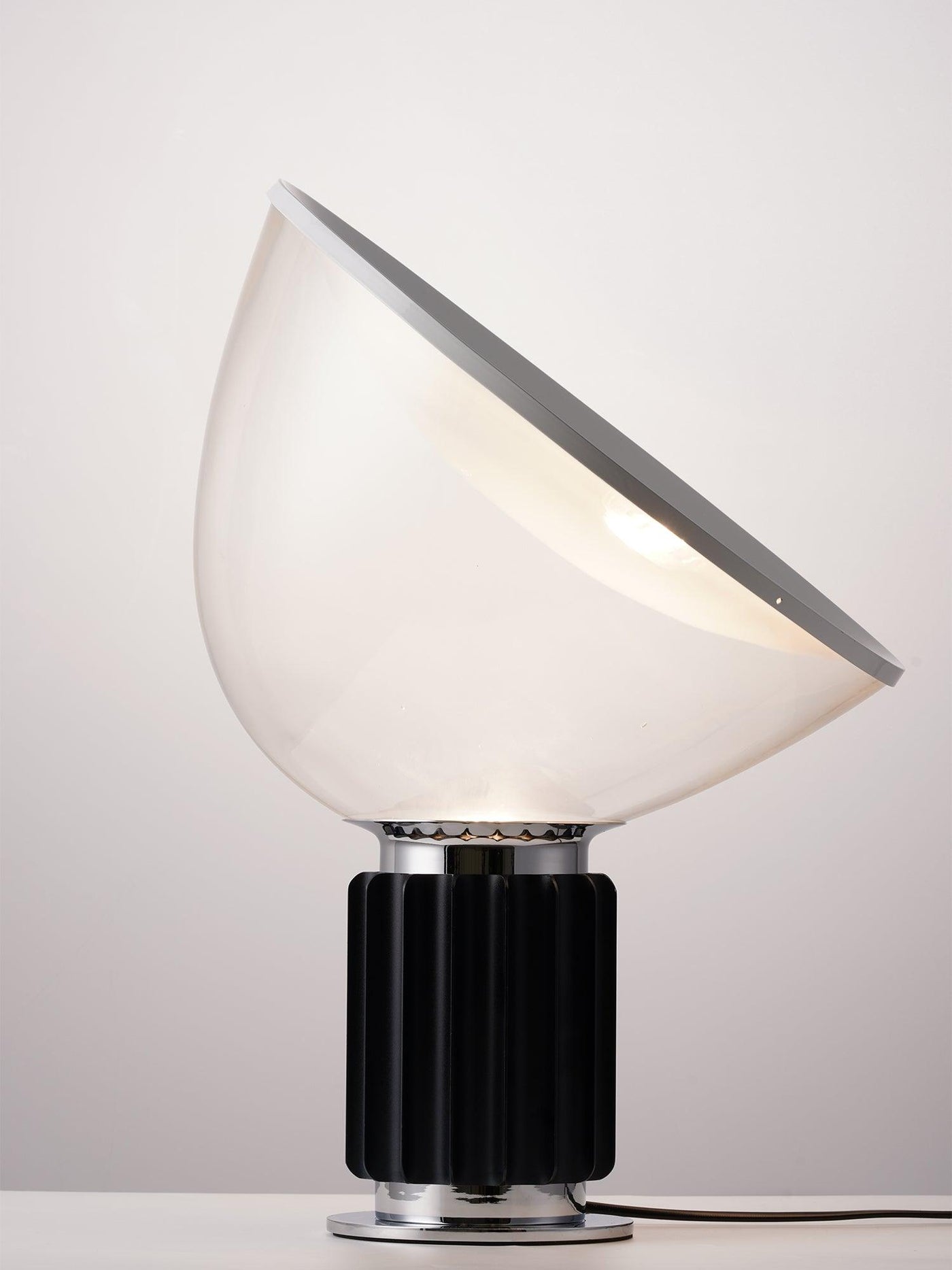 Taccia Style Table Lamp – Adjustable Glass Shade Light