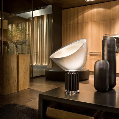 Taccia Style Table Lamp – Adjustable Glass Shade Light