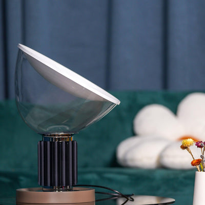 Taccia Style Table Lamp – Adjustable Glass Shade Light