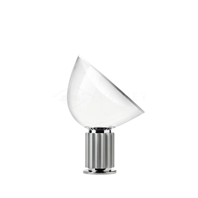 Taccia Style Table Lamp – Adjustable Glass Shade Light