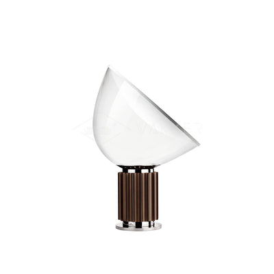 Taccia Style Table Lamp – Adjustable Glass Shade Light
