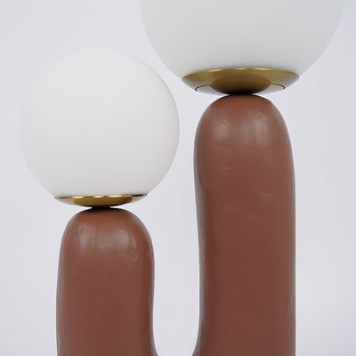 Modern Glass and Resin Table Lamp