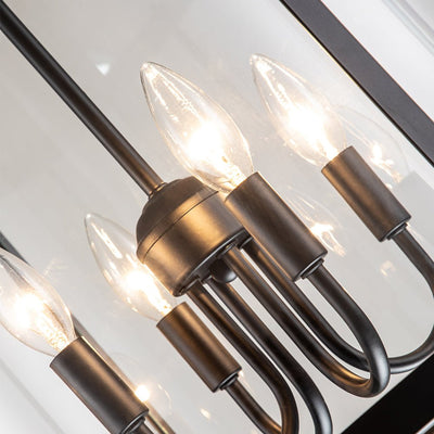 Glass Cylinder Pendant Light for Dining Room