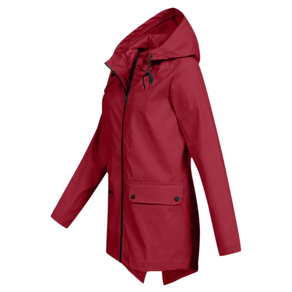 Waterproof Women’s Hooded Rain Jacket Liora Lightweight Coat