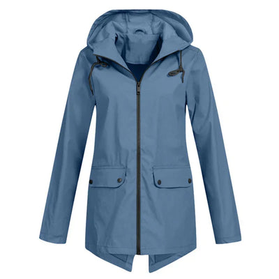 Waterproof Women’s Hooded Rain Jacket Liora Lightweight Coat