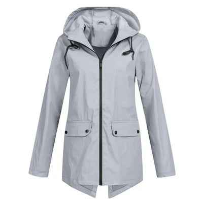 Waterproof Women’s Hooded Rain Jacket Liora Lightweight Coat